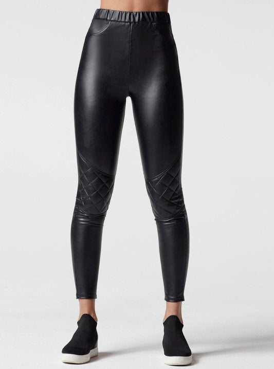 Black Quilted Legging JLS