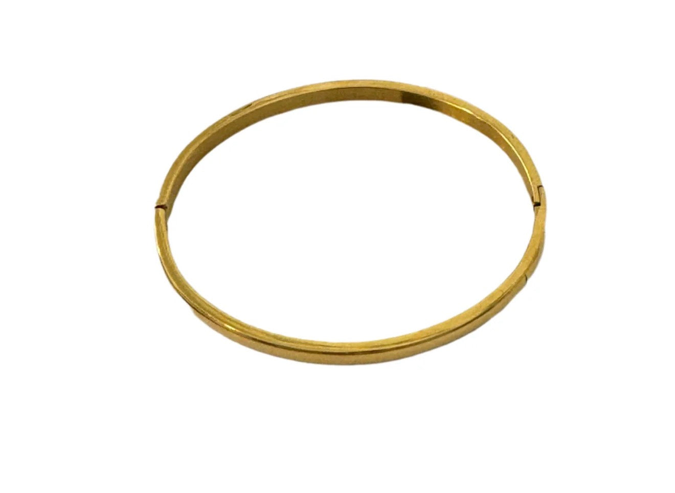 Gold Bracelet against a plain white background